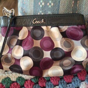 Coach Signature Wristlet